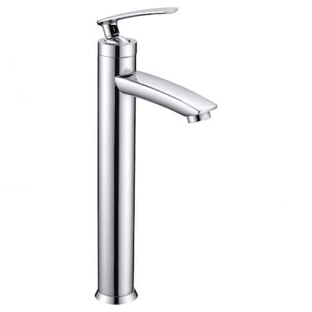 Anzzi Fifth Single Hole Single-Handle Bathroom Faucet in Polished Chrome L-AZ073